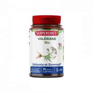 Superdiet val&eacute;riane bio 45 g&eacute;lules