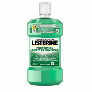 Listerine bain de douche protection dents et gencives 500ml