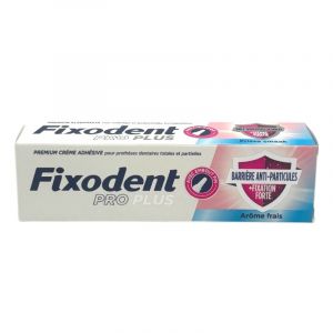 Fixodent pro plus antibactérien arôme frais 40gr