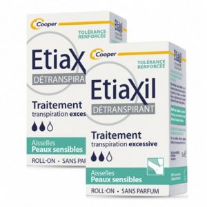 Etiaxil détranspirant roll-on peaux sensibles 2x15ml
