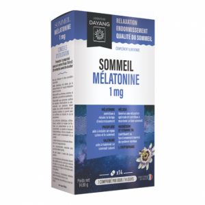 Dayang sommeil mélatonine 1mg 14 comprimés