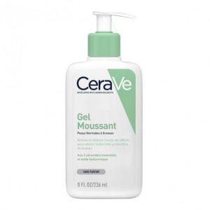 Cerave gel moussant peaux normales à grasses 236ml