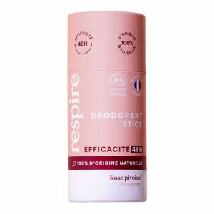Respire déodorant stick rose pivoine 48h 50gr
