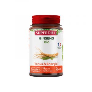Superdiet ginseng bio 45 gélules