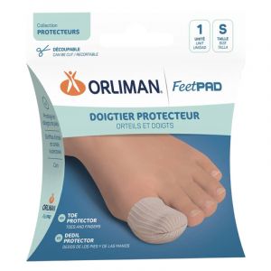 Orliman feetpad doigtier protecteur orteils et doigts taille l