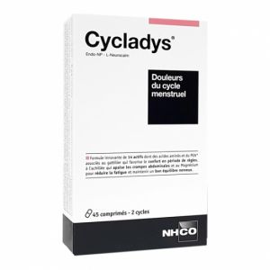 Nhco cycladys douleurs du cycle menstruel 45 comprimés