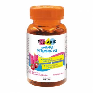 Pediakid gommes vitamines d3 - 60 oursons