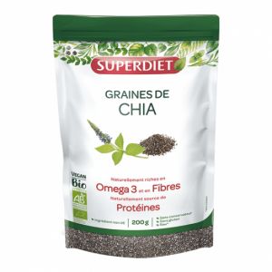 Superdiet graines de chia bio 200gr