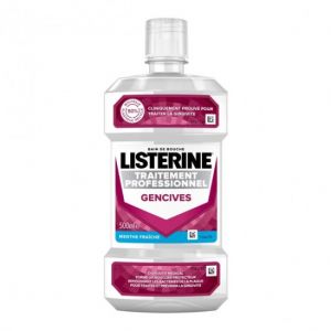 Listerine bain de douche traitement professionnel gencives 500ml