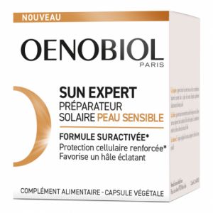 Oenobiol sun expert préparateur solaire peau sensible 30 capsules
