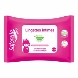 Saforelle miss 25 lingettes intimes