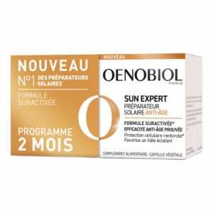 Oenobiol sun expert préparateur solaire anti-âge lot de 2x30 capsules