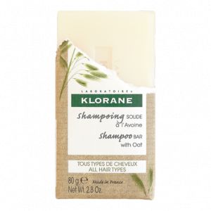 Klorane shampoing solide à l'avoine 80g