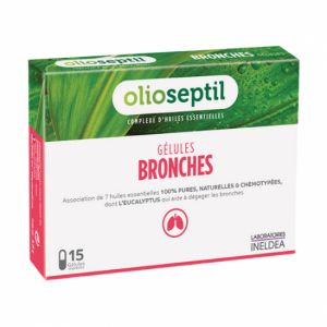Olioseptil gèl bronches 15 gélules