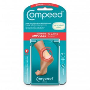 Compeed pansements ampoules extrême pour le talon x 5
