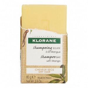 Klorane shampoing solide à la mangue 80g