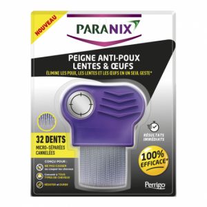 Paranix peigne métallique anti-poux 3 en 1