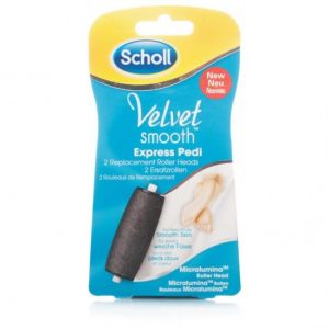 Scholl velvet grain extra exfoliant 2 rouleaux de remplacement