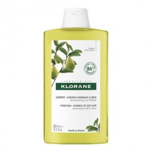 Klorane shampoing au cédrat cheveux normaux à gras 400ml