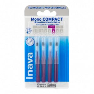 Inava mono compact violette iso5 - 4 brossettes interdentaires
