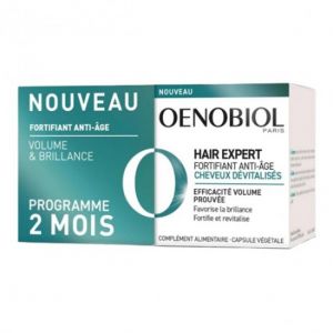 Oenobiol hair expert fortifiant anti-âge cheveux lot de 2x30 capsules