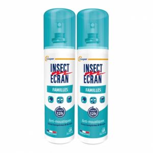 Insect ecran familles anti-moustiques lot de 2 x 100ml
