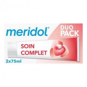 Meridol soin complet dentifrice gencives & dents sensibles lot de 2x75ml