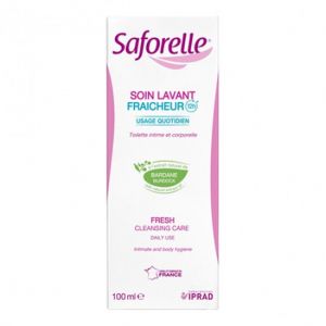 Saforelle soin lavant fraîcheur usage quotidien 100ml