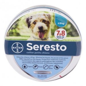 Seresto collier antiparasitaire petits chiens