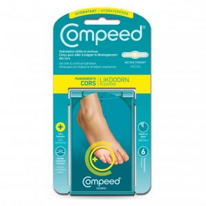 Compeed pansements cors hydratant sur les orteils x 6