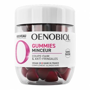 Oenobiol gummies minceur coupe-faim & anti-fringales 60 gummies