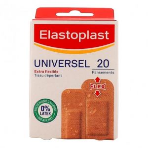 Elastoplast universel extra flexible tissu 20 pansements