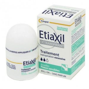 Etiaxil détranspirant aisselles peaux sensibles roll-on 15ml