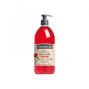 Le comptoir du bain savon de marseille coquelicot 1l