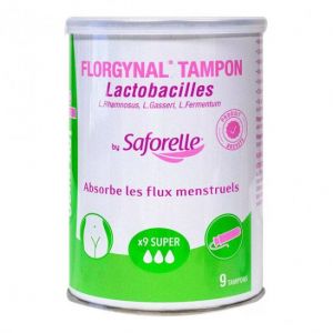Saforelle florgynal tampon lactobacilles 9 compact super