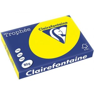 Clairefontaine Jaune soleil A3 Papier couleur 80 g/m² (500 feuilles)