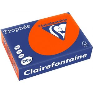 Clairefontaine Rouge cardinal A4 Papier couleur 210 g/m² (250 feuilles)