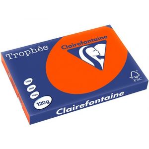 Clairefontaine Rouge cardinal A3 Papier couleur 120 g/m² (250 feuilles)
