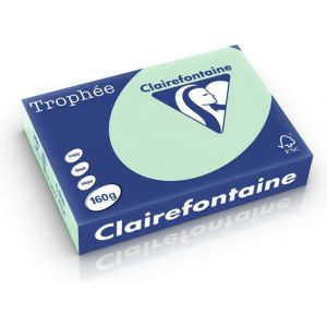 Clairefontaine Vert clair A4 Papier couleur 160 g/m² (250 feuilles)