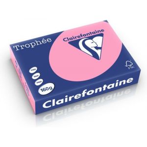 Clairefontaine Rose vif A4 Papier couleur 160 g/m&sup2; (250 feuilles)