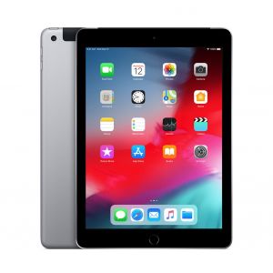 iPad 6 9.7'' 32Go - Gris - WiFi + 4G Coque Noire