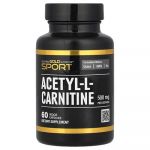 California Gold Nutrition, Acétyl-L-carnitine, 500 mg, 60 capsules végétales