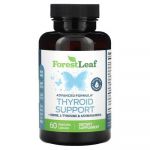 Forest Leaf, Soutien pour la thyro&iuml;de, 60 capsules v&eacute;g&eacute;tales