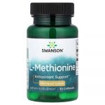 Swanson, L-m&eacute;thionine, 500&nbsp;mg, 30&nbsp;capsules