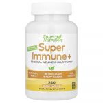 Super Nutrition, Multivitamines Super Immunit&eacute;+ avec super adaptog&egrave;nes, vitamine&nbsp;C, vitamine&nbsp;D, zinc et b&ecirc;ta-glucane, 240&nbsp;capsules v&eacute;g&eacute;tales