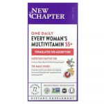 New Chapter, Multivitamines pour toutes les femmes de plus de 55 ans, Un comprim&eacute; par jour, 72&nbsp;comprim&eacute;s v&eacute;g&eacute;tariens