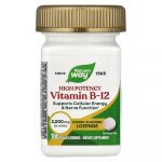 Nature's Way, Vitamine B12, Cerise, 100 pastilles v&eacute;ganes