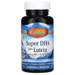 Carlson, Super DHA Plus Lut&eacute;ine, 60&nbsp;capsules molles
