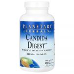 Planetary Herbals, Candida Digest&trade;, 180 comprim&eacute;s
