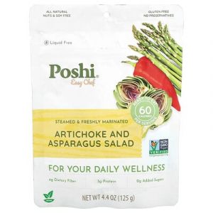 Poshi, Easy Chef, Salade d'artichauts et d'asperges, 125 g